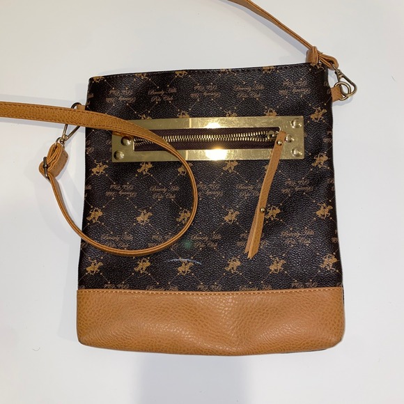 Beverly Hills Polo Club Crossbody Bag Designer Purse Shoulder Bag Prep Old Money - Picture 1 of 12